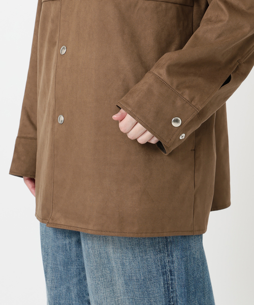 Spick & Span（スピックアンドスパン）の「《追加》フェイクスエードオープンカラージャケット（その他アウター・レディース・キャメル・38/36）」の15枚目の写真