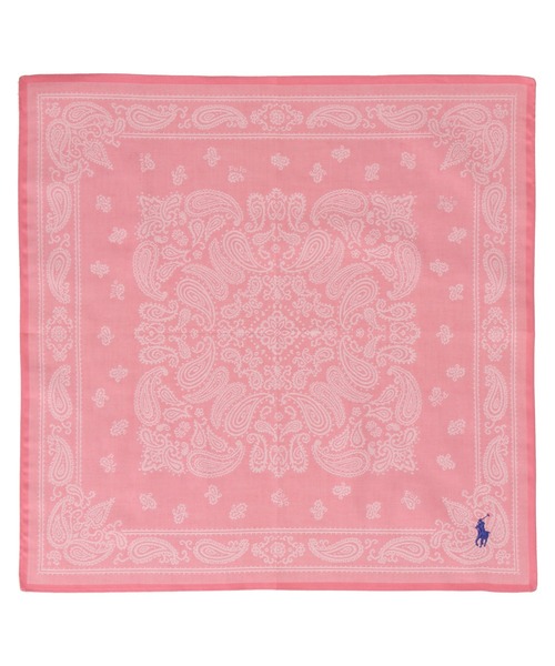 POLO RALPH LAUREN(ポロ ラルフ ローレン)の「レディース ガーゼハンカチ(ハンカチ/ハンドタオル・レディース・ネイビー/ピンク/サックスブルー・FREE)」の6枚目の写真