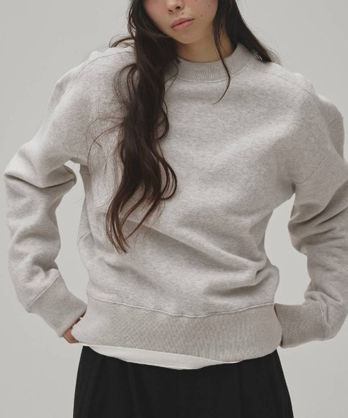 TODAYFUL（トゥデイフル）の「TODAYFUL　Cotton Brushed Sweat コットンブラッシュドスウェット/12620601（スウェット・レディース・ライトグレー/ブラック/アイボリー・ONE SIZE）」の3枚目の写真