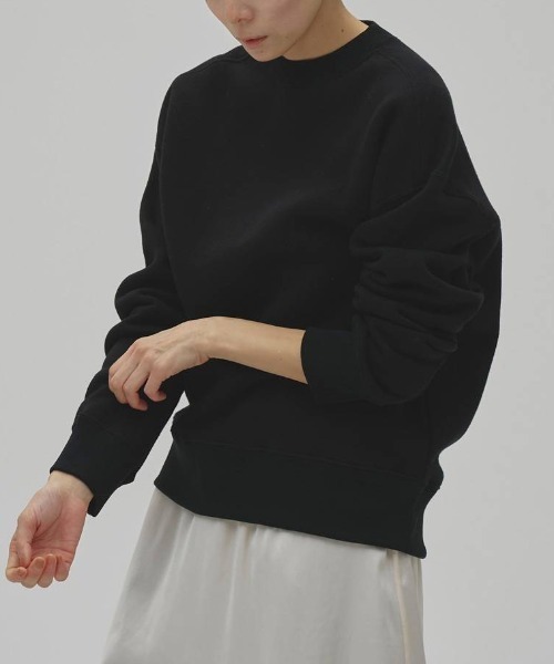 TODAYFUL（トゥデイフル）の「TODAYFUL　Cotton Brushed Sweat コットンブラッシュドスウェット/12620601（スウェット・レディース・ライトグレー/ブラック/アイボリー・ONE SIZE）」の2枚目の写真