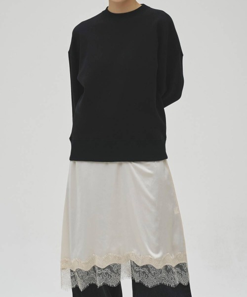 TODAYFUL（トゥデイフル）の「TODAYFUL　Cotton Brushed Sweat コットンブラッシュドスウェット/12620601（スウェット・レディース・ライトグレー/ブラック/アイボリー・ONE SIZE）」の11枚目の写真