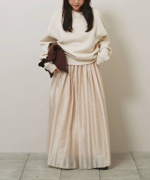 TODAYFUL（トゥデイフル）の「TODAYFUL　Cotton Brushed Sweat コットンブラッシュドスウェット/12620601（スウェット・レディース・ライトグレー/ブラック/アイボリー・ONE SIZE）」の17枚目の写真