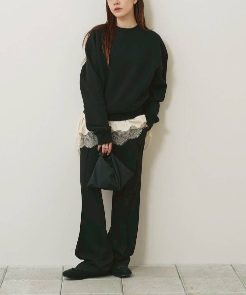 TODAYFUL（トゥデイフル）の「TODAYFUL　Cotton Brushed Sweat コットンブラッシュドスウェット/12620601（スウェット・レディース・ライトグレー/ブラック/アイボリー・ONE SIZE）」の18枚目の写真