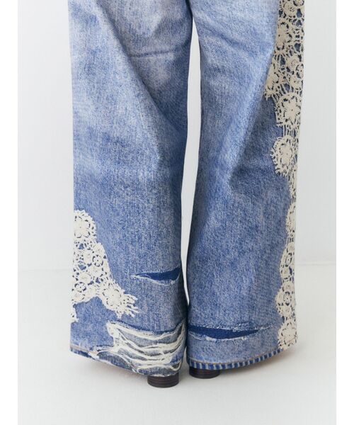 Ungrid（アングリッド）の「プリントデザインルーズデニム（デニムパンツ・レディース・ブルー・26inch/25inch/24inch）」の11枚目の写真