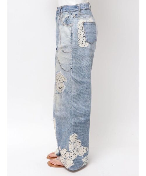 Ungrid（アングリッド）の「プリントデザインルーズデニム（デニムパンツ・レディース・ブルー・26inch/25inch/24inch）」の20枚目の写真