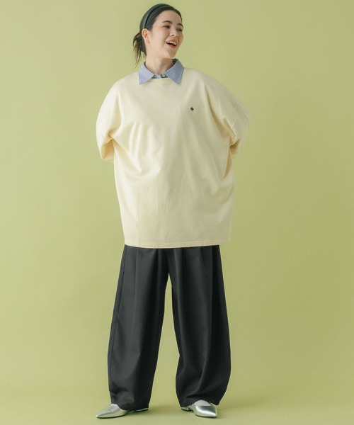 RAGEBLUE（レイジブルー）の「＜POLO BCS/ポロ・ビーシーエス＞別注/タックボリュームパンツ（スラックス・レディース・ブラック/ベージュ・FREE）」の19枚目の写真