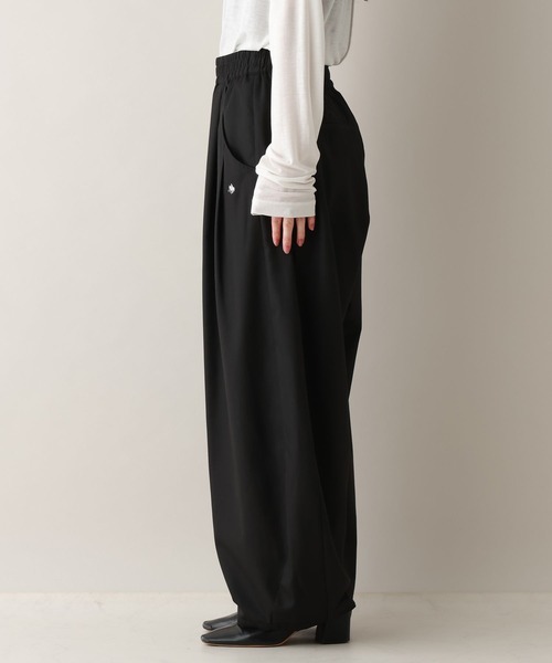 RAGEBLUE（レイジブルー）の「＜POLO BCS/ポロ・ビーシーエス＞別注/タックボリュームパンツ（スラックス・レディース・ブラック/ベージュ・FREE）」の22枚目の写真