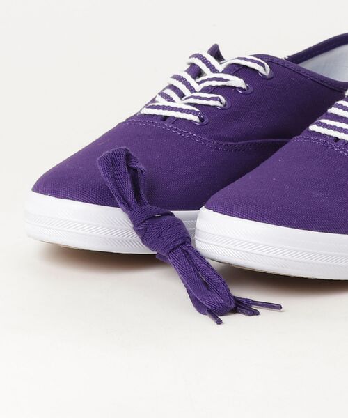 Keds（ケッズ）の「Keds ケッズ チャンピオン キャンバス パープル（スニーカー・レディース・パープル・25.0cm/24.5cm/24.0cm/23.5cm/23.0cm/22.5cm）」の10枚目の写真