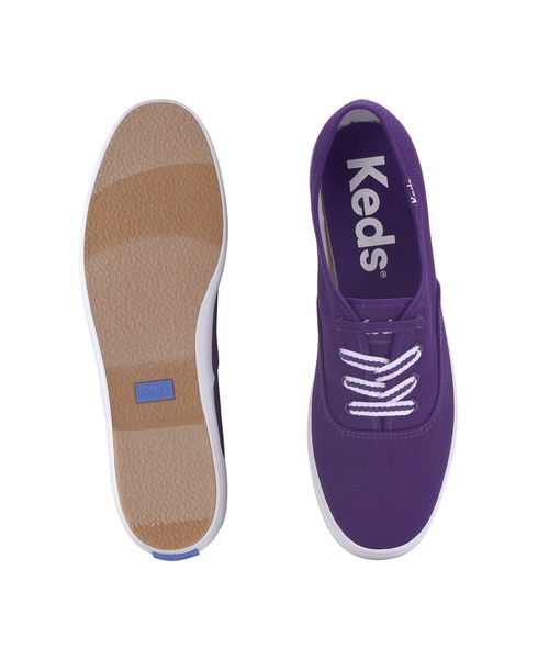 Keds（ケッズ）の「Keds ケッズ チャンピオン キャンバス パープル（スニーカー・レディース・パープル・25.0cm/24.5cm/24.0cm/23.5cm/23.0cm/22.5cm）」の5枚目の写真
