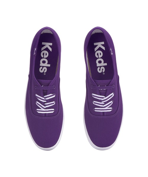 Keds（ケッズ）の「Keds ケッズ チャンピオン キャンバス パープル（スニーカー・レディース・パープル・25.0cm/24.5cm/24.0cm/23.5cm/23.0cm/22.5cm）」の3枚目の写真
