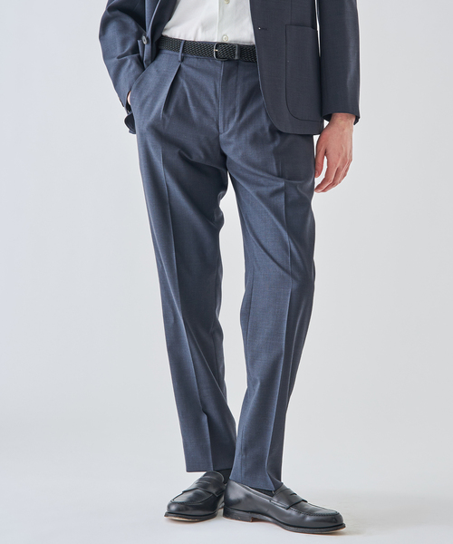 EDIFICE（エディフィス）の「Suncloth Comfy スラックス（スラックス・メンズ・グリーン/ネイビー・MEDIUM/SMALL/LARGE）」の2枚目の写真