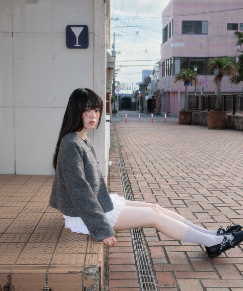 ROSEFRANTZ（ロゼフランツ）の「Classic Button Crop Tweed Jacket [Charcoal]（その他アウター・レディース・ダークグレー・OS）」の12枚目の写真