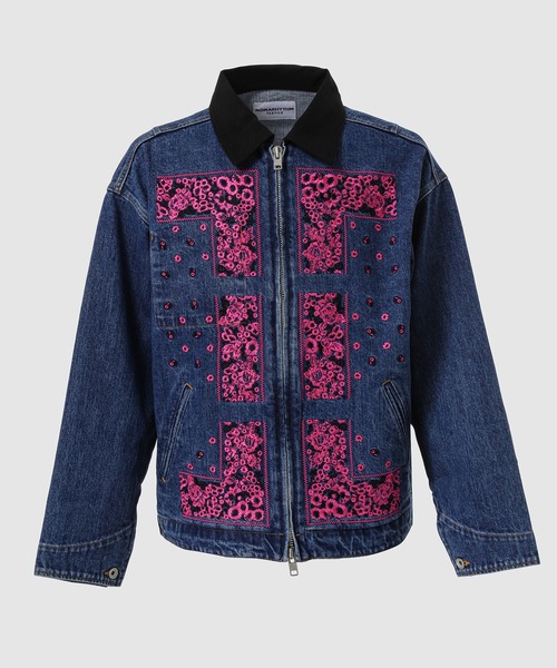 NOMA t.d.(ノーマティーディー)の「Bandana Embroidery Denim Jacket(デニムジャケット・メンズ・その他1/その他3/その他2・2/3)」の2枚目の写真