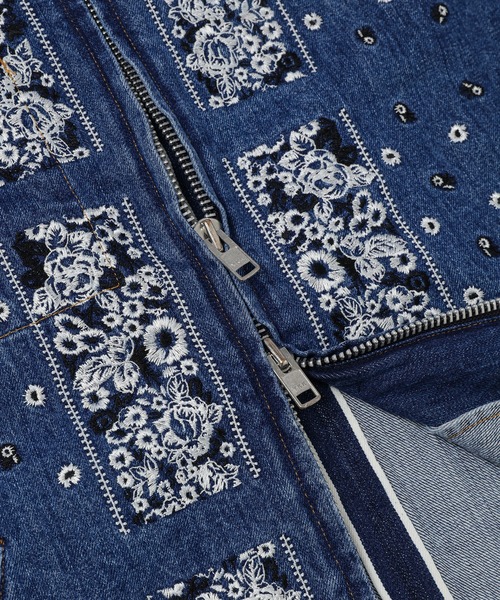 NOMA t.d.(ノーマティーディー)の「Bandana Embroidery Denim Jacket(デニムジャケット・メンズ・その他1/その他3/その他2・2/3)」の8枚目の写真