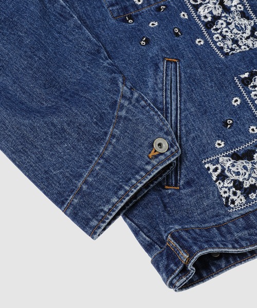 NOMA t.d.(ノーマティーディー)の「Bandana Embroidery Denim Jacket(デニムジャケット・メンズ・その他1/その他3/その他2・2/3)」の9枚目の写真