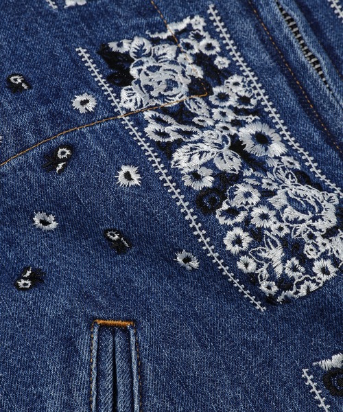 NOMA t.d.(ノーマティーディー)の「Bandana Embroidery Denim Jacket(デニムジャケット・メンズ・その他1/その他3/その他2・2/3)」の10枚目の写真