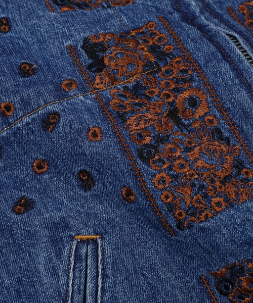 NOMA t.d.(ノーマティーディー)の「Bandana Embroidery Denim Jacket(デニムジャケット・メンズ・その他1/その他3/その他2・2/3)」の12枚目の写真