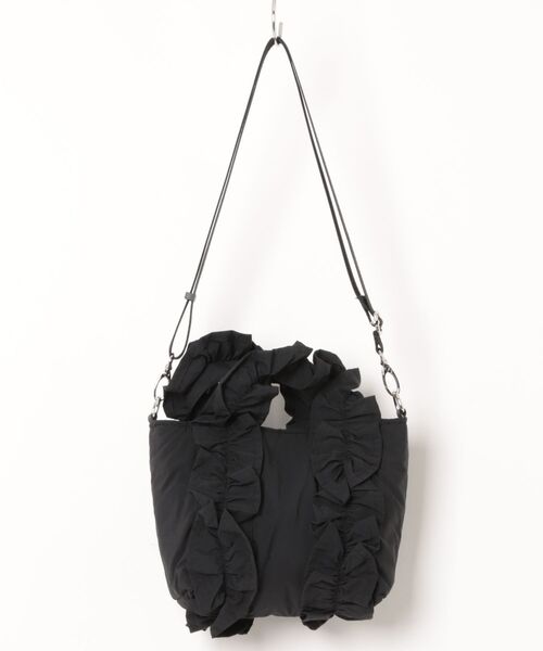 SALON de RUBAN（サロンドルヴァン）の「【SALON de RUBAN / サロン ド ルヴァン】 FURI luu ミニショルダーバッグ（ショルダーバッグ・レディース・ブラック・FREE）」の2枚目の写真