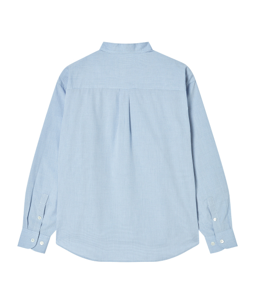 Beyond Closet（-）の「[コレクションライン] スカーフディテールラウンドシャツブルー（シャツ/ブラウス・メンズ・その他・LARGE/MEDIUM）」の3枚目の写真