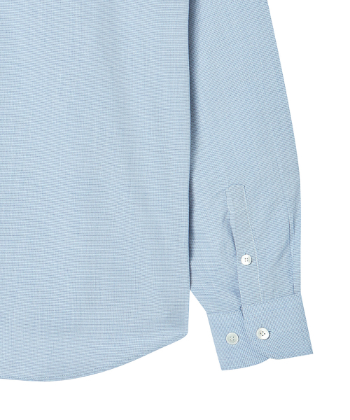 Beyond Closet（-）の「[コレクションライン] スカーフディテールラウンドシャツブルー（シャツ/ブラウス・メンズ・その他・LARGE/MEDIUM）」の7枚目の写真