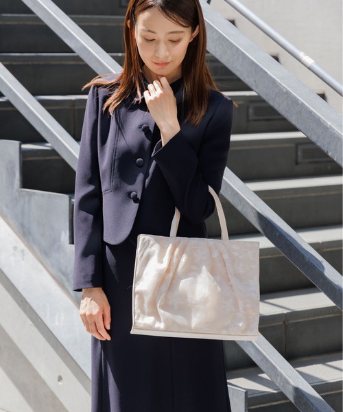 form forma(フォルムフォルマ)の「セレモニートートバッグ/卒業式・入学式(トートバッグ・レディース・ベージュ/ブラック・FREE)」の10枚目の写真
