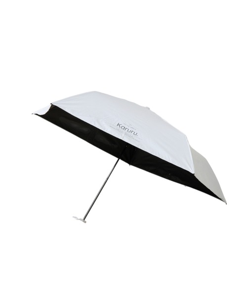 COLONY 2139（コロニートゥーワンスリーナイン）の「100g 超軽量晴雨兼用 折り畳み傘（折りたたみ傘・レディース・ホワイト/ブラック・FREE）」の5枚目の写真
