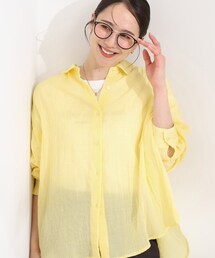 SHOO・LA・RUE | 【体型カバー】前後差デザインで即こなれ見え ゆるシルエットシャツ(シャツ/ブラウス)