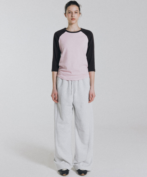 ANDNEEDS(アンドニーズ)の「Penny logo sweat pants (white melange)(スウェットパンツ・レディース・その他・FREE)」の2枚目の写真