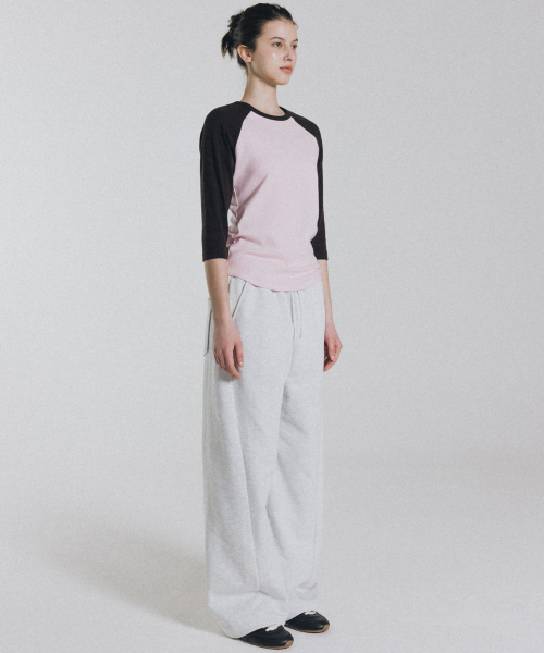 ANDNEEDS(アンドニーズ)の「Penny logo sweat pants (white melange)(スウェットパンツ・レディース・その他・FREE)」の3枚目の写真