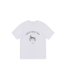 SITP5264 グレイハウンド 半袖Tシャツ_ホワイト