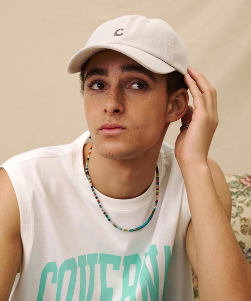 COVERNAT(カバーナット)の「SYMBOL LOGO COZY FIT BALL CAP(キャップ・メンズ・ブルー/チャコールグレー/アイボリー・FREE)」の1枚目の写真