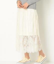 Another Edition | レースロングスカート/AEMFC LACE LONG SK(スカート)