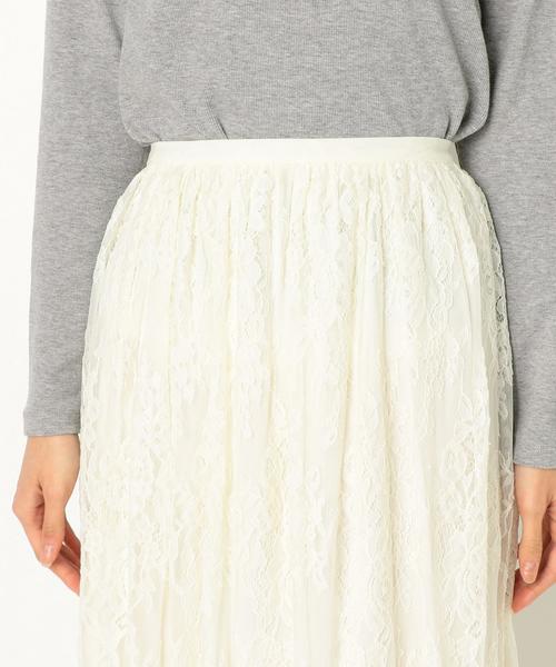 Another Edition（アナザーエディション）の「レースロングスカート/AEMFC LACE LONG SK◆（スカート・レディース・オフホワイト・FREE）」の10枚目の写真
