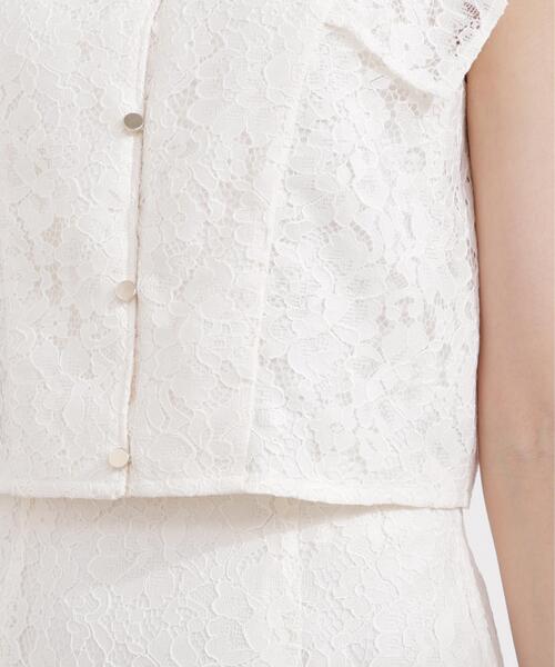 PROPORTION BODY DRESSING（プロポーションボディドレッシング）の「＜セットアップ対応＞衿付きレースブラウス / 1216110404（シャツ/ブラウス・レディース・ピンク/ホワイト系その他/ネイビー・FREE）」の13枚目の写真
