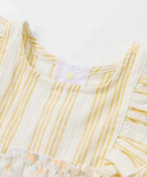 SLAP SLIP BABY（スラップスリップベビー）の「【お揃い】切り替えティアードワンピースブルマ付きセットアップベビー(70~80cm)（その他ベビーウェア・キッズ・イエロー系その他/パープル系その他・FREE）」の15枚目の写真