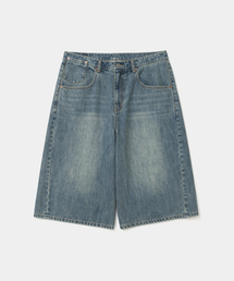 denim bermuda short pants 11.5oz indigo blue