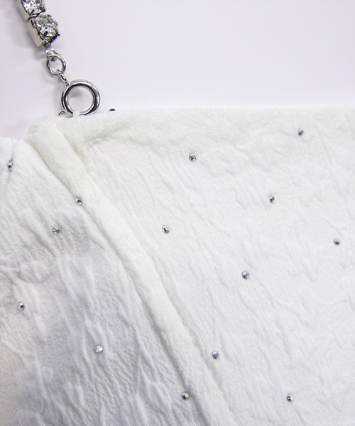 clear（クリア）の「肩ビジュー2wayラインストーンフクレジャガードブラウス[骨格ウェーブ 大人 フェミニン 上品]（シャツ/ブラウス・レディース・オフホワイト/ベージュ/ブラック・F）」の22枚目の写真