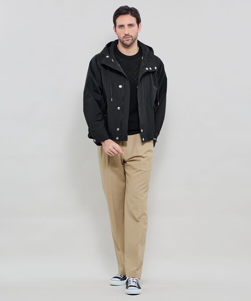 MACKINTOSH LONDON（マッキントッシュ ロンドン）の「ドライツイストチノ  2アウトプリーツトラウザース（チノパンツ・メンズ・ベージュ系その他4・78/86/82/94/90）」の2枚目の写真