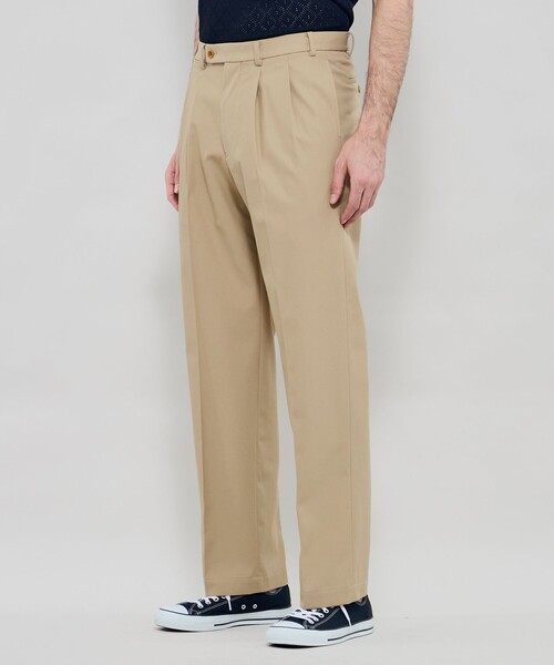 MACKINTOSH LONDON（マッキントッシュ ロンドン）の「ドライツイストチノ  2アウトプリーツトラウザース（チノパンツ・メンズ・ベージュ系その他4・78/86/82/94/90）」の4枚目の写真