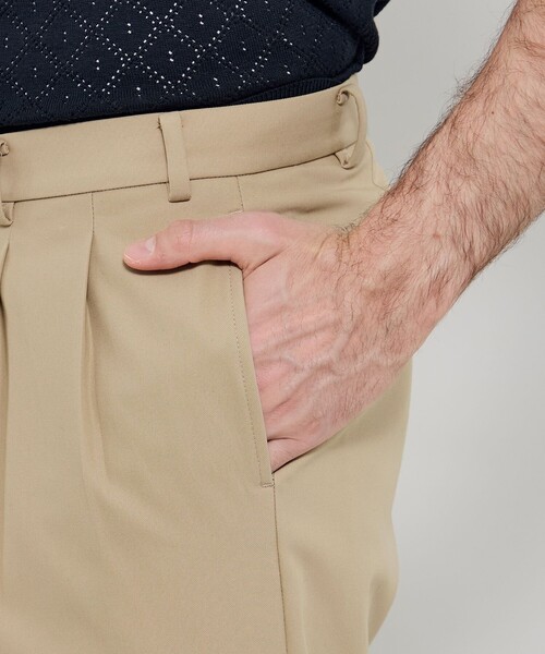 MACKINTOSH LONDON（マッキントッシュ ロンドン）の「ドライツイストチノ  2アウトプリーツトラウザース（チノパンツ・メンズ・ベージュ系その他4・78/86/82/94/90）」の6枚目の写真