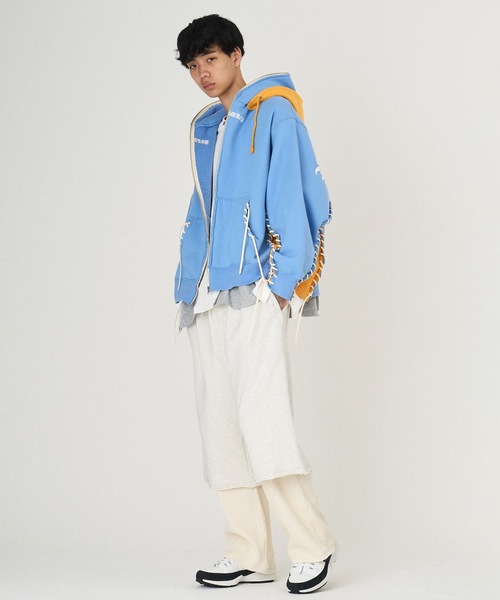 DISCOVERED（ディスカバード）の「LAYERED PANTS（その他パンツ・メンズ・グレー/ブラック・1/3）」の4枚目の写真