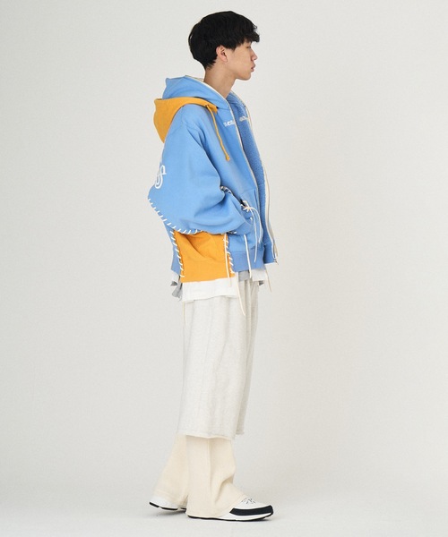 DISCOVERED（ディスカバード）の「LAYERED PANTS（その他パンツ・メンズ・グレー/ブラック・1/3）」の6枚目の写真