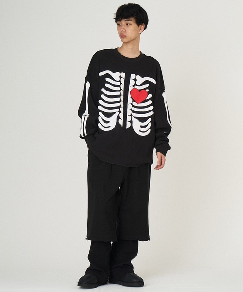 DISCOVERED（ディスカバード）の「LAYERED PANTS（その他パンツ・メンズ・グレー/ブラック・1/3）」の9枚目の写真