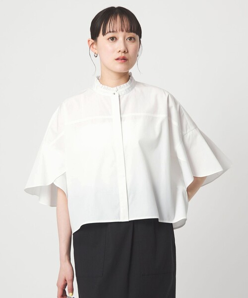 美品❣️IENA ホワイト ミリオーネフレアスリーブブラウス フレアスリーブブラウス | AND ON JIONE STORE（アンドオン）ジオン