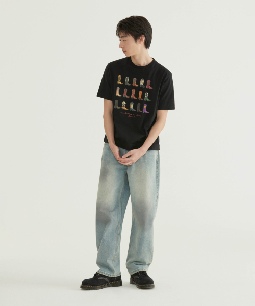 COVERNAT(カバーナット)の「ウェスタンブーツグラフィッククロップTシャツホワイト(Tシャツ/カットソー・レディース・その他・SMALL/MEDIUM/LARGE/X-LARGE)」の9枚目の写真