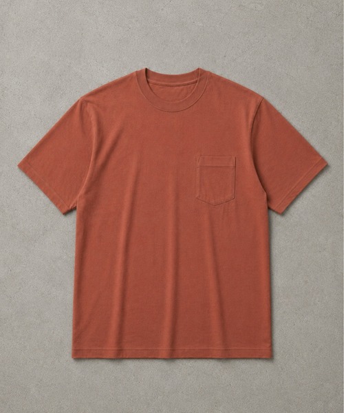 ZIP FIVE(ジップファイブ)の「高密度編み USAコットン 100% 天竺ポケット付き半袖無地プレーンTシャツ &ボーダーTシャツ(Tシャツ/カットソー・メンズ・ホワイト系/ブラック/グレー系/ブルー/グレー/オフホワイト/ブラック系/イエロー/レッド/ブラウン/ホワイト系1・X-LARGE/LARGE/MEDIUM)」の1枚目の写真
