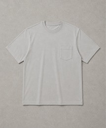 高密度編み USAコットン 100% 天竺ポケット付き半袖無地プレーンTシャツ &ボーダーTシャツ