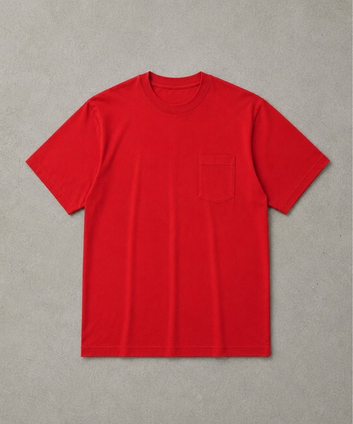 ZIP FIVE(ジップファイブ)の「高密度編み USAコットン 100% 天竺ポケット付き半袖無地プレーンTシャツ &ボーダーTシャツ(Tシャツ/カットソー・メンズ・ホワイト系/ブラック/グレー系/ブルー/グレー/オフホワイト/ブラック系/イエロー/レッド/ブラウン/ホワイト系1・X-LARGE/LARGE/MEDIUM)」の11枚目の写真