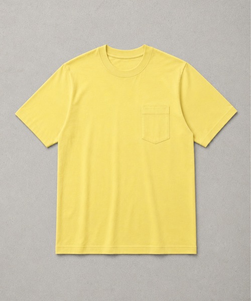 ZIP FIVE(ジップファイブ)の「高密度編み USAコットン 100% 天竺ポケット付き半袖無地プレーンTシャツ &ボーダーTシャツ(Tシャツ/カットソー・メンズ・ホワイト系/ブラック/グレー系/ブルー/グレー/オフホワイト/ブラック系/イエロー/レッド/ブラウン/ホワイト系1・X-LARGE/LARGE/MEDIUM)」の10枚目の写真