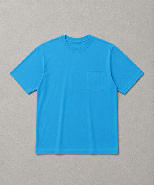 ZIP FIVE(ジップファイブ)の「高密度編み USAコットン 100% 天竺ポケット付き半袖無地プレーンTシャツ &ボーダーTシャツ(Tシャツ/カットソー・メンズ・ホワイト系/ブラック/グレー系/ブルー/グレー/オフホワイト/ブラック系/イエロー/レッド/ブラウン/ホワイト系1・X-LARGE/LARGE/MEDIUM)」の9枚目の写真